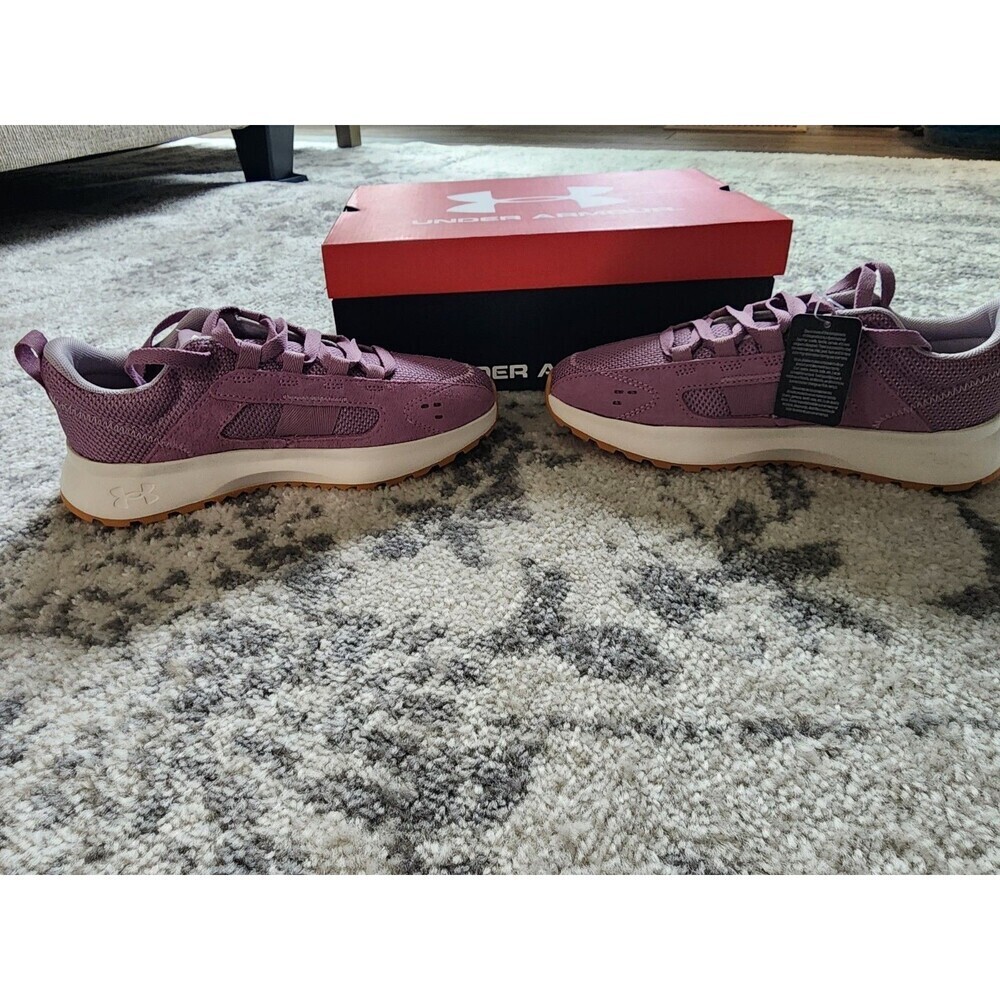NEW Under Armour Street Mirage Women’s Sneakers Violet Purple Size 6.5 - Picture 3 of 8